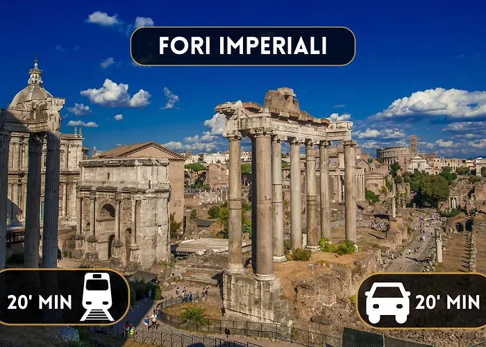 Colosseo A 15 Min - Attico Con Terrazza Apartment