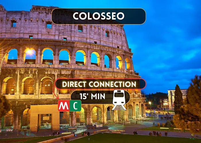 Colosseo A 15 Min - Attico Con Terrazza Apartment *